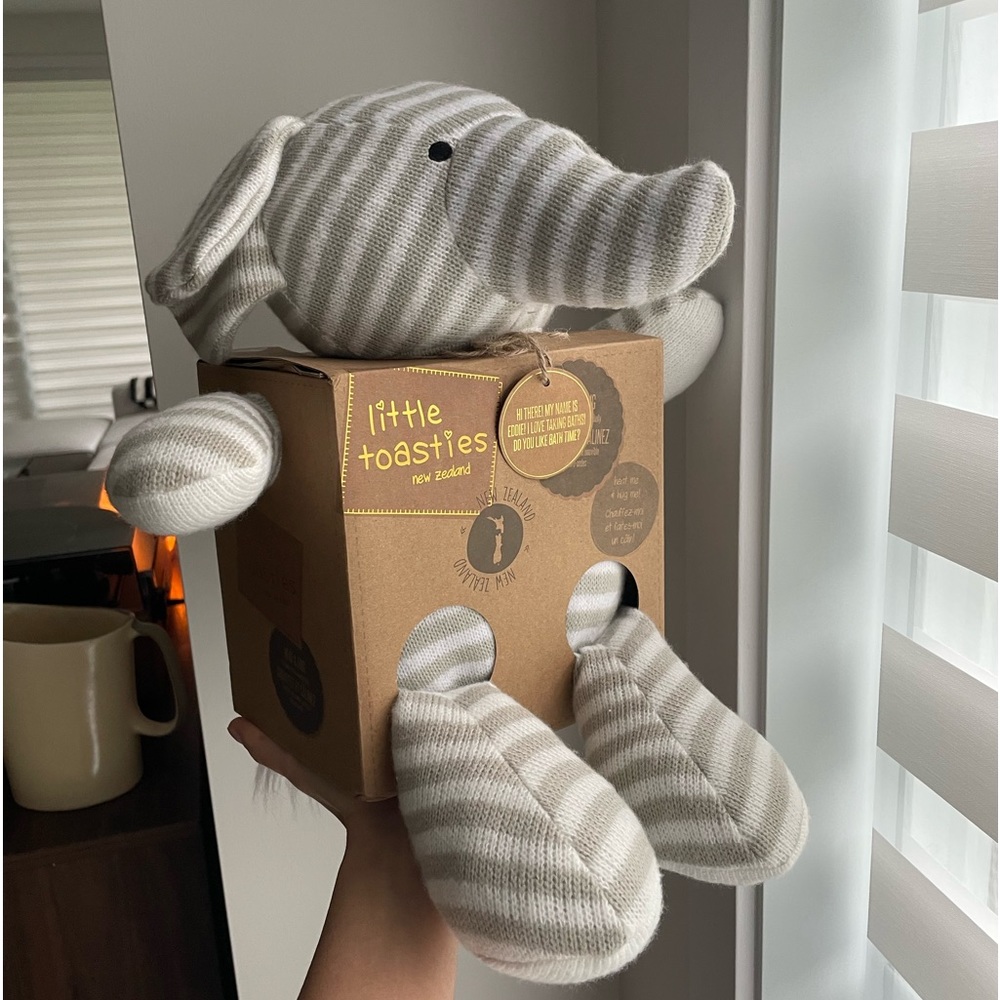 Little toasties heated plush elephant